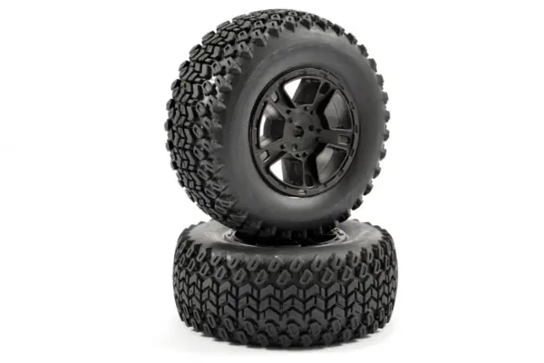Fastrax 1:10 Sc Zigzag Mounted 5-Spoke Black (Slash Rr/Blitz) – view 4
