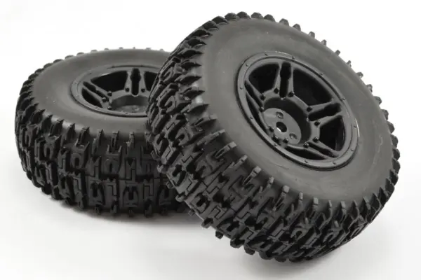 Fastrax 1:10 Sc Jigsaw Mounted 5-Spoke Black (Slash Rr/Blitz) – view 2
