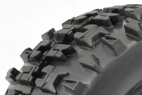 Fastrax 1:10 Mt Jigsaw Mounted 6-Spoke Black 0 Offset (Pr) – view 3