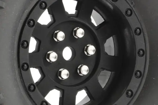 Fastrax 1:10 Crawler Slinger 1.9 Mounted Scale Wheel Black – view 3