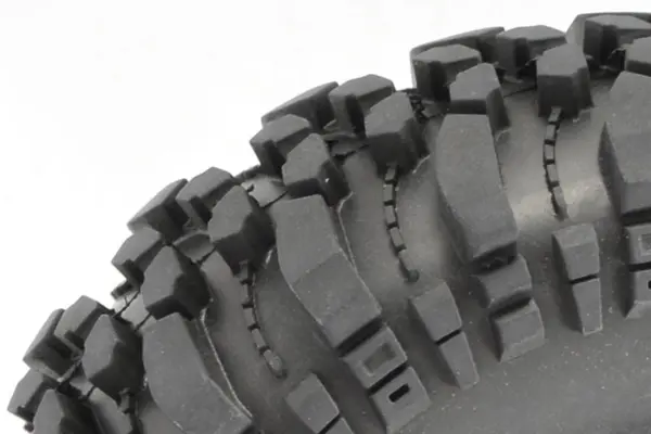 Fastrax 1:10 Crawler Rocko 1.9 Mounted Scale Wheel Black – view 2