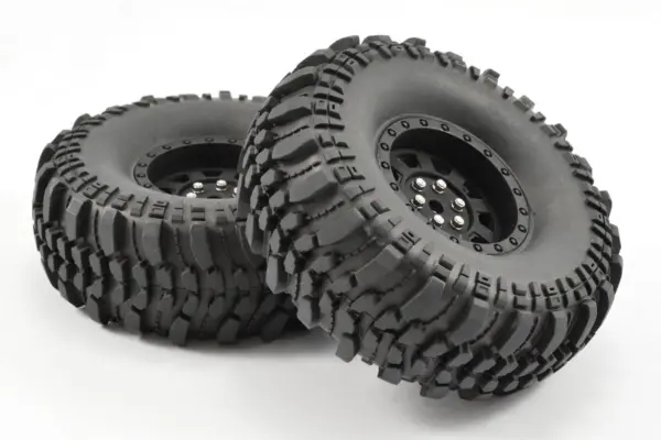 Fastrax 1:10 Crawler Rocko 1.9 Mounted Scale Wheel Black – view 4