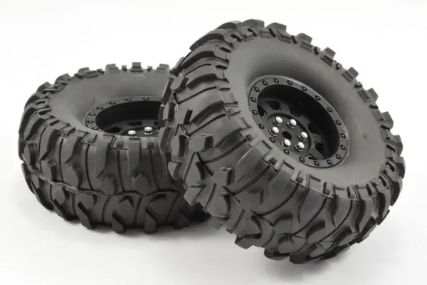 Fastrax 1:10 Crawler Boxer 1.9 Mounted Scale Wheel Black – view 2
