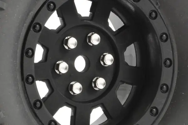 Fastrax 1:10 Crawler Boxer 1.9 Mounted Scale Wheel Black – view 3