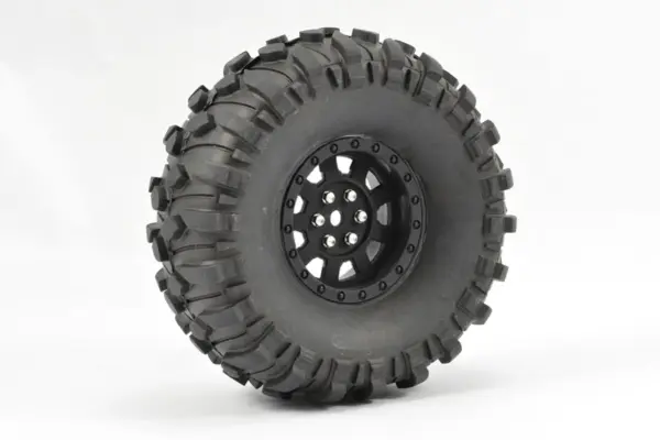 Fastrax 1:10 Crawler Boxer 1.9 Mounted Scale Wheel Black – view 4