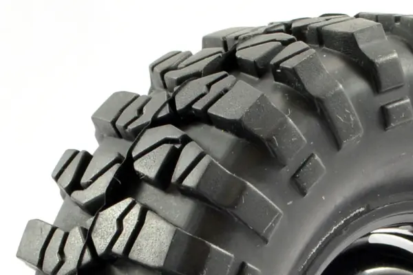 Fastrax 1:10 Crawler Sawblock 1.9 Scale Steel Wheel Ø108mm (Black) – view 2