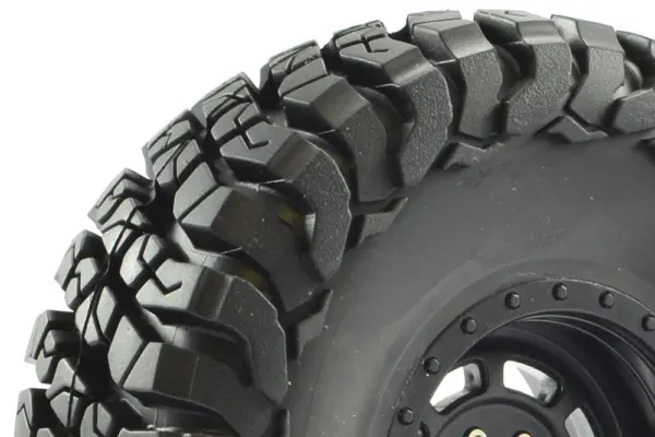 Fastrax 1:10 Crawler Granite 2.2 Scale Wheel Ø140mm Tyre (Black)(2) – view 3