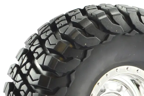 Fastrax 1:10 Crawler Granite 2.2 Scale Wheel Ø140mm Tyre (Chrome)(2) – view 3