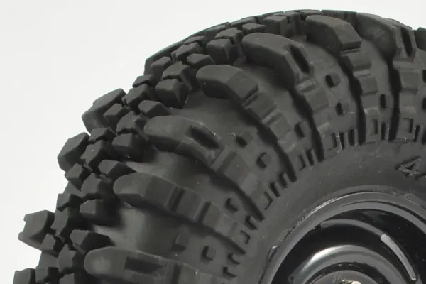 Fastrax 1:10 Crawler Swamper 1.9 Scale Wheel Ø118mm Tyre (Black)(2) – view 2