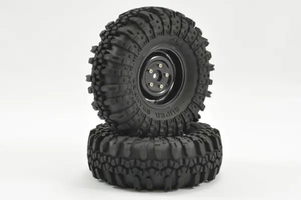Fastrax 1:10 Crawler Swamper 1.9 Scale Wheel Ø118mm Tyre (Black)(2) – view 3