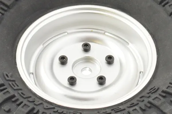 Fastrax 1:10 Crawler Swamper 1.9 Scale Wheel Ø118mm Tyre (Silver)(2) – view 4