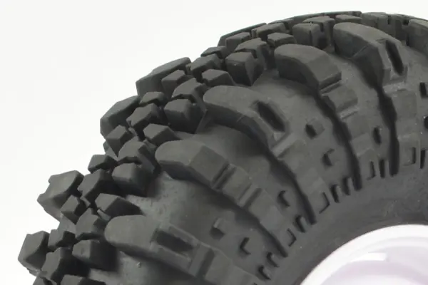 Fastrax 1:10 Crawler Swamper 1.9 Scale Wheel Ø118mm Tyre (White)(2) – view 2