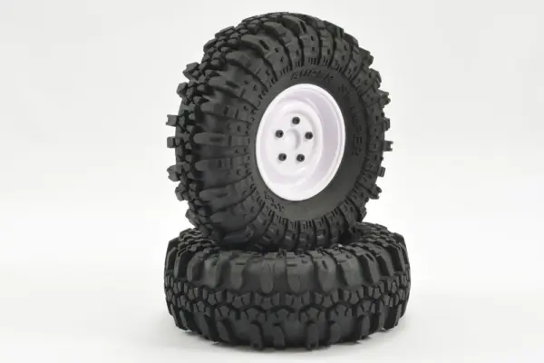 Fastrax 1:10 Crawler Swamper 1.9 Scale Wheel Ø118mm Tyre (White)(2) – view 3