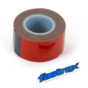 Fastrax Premium Double Sided/Servo Tape 25mm X 1m Roll (Thickness 1mm)