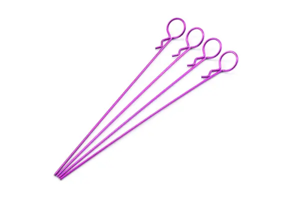 Fastrax Small Metallic Purple Long Body Pin 1/10th – view 2