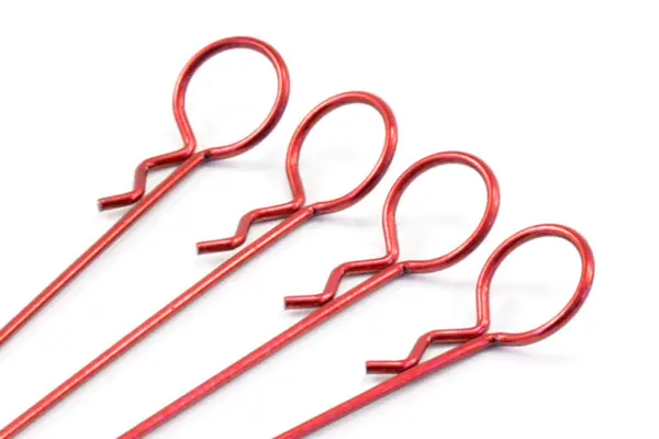 Fastrax Small Metallic Red Long Body Pin 1/10th (4) – view 2