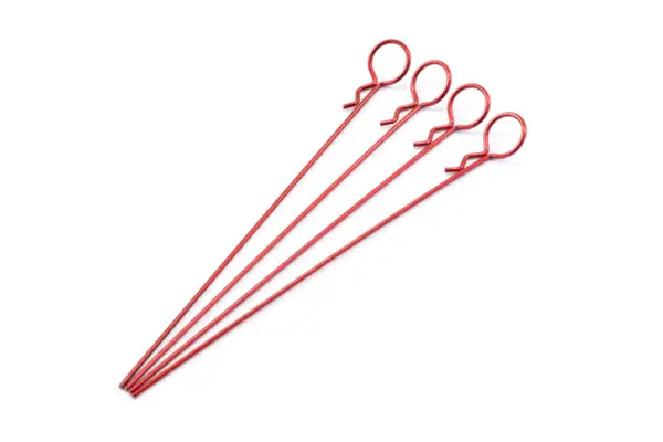 Fastrax Small Metallic Red Long Body Pin 1/10th (4) – view 3