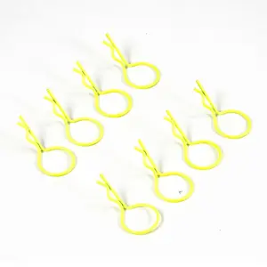 Fastrax Fluorescent Yellow Large Clips