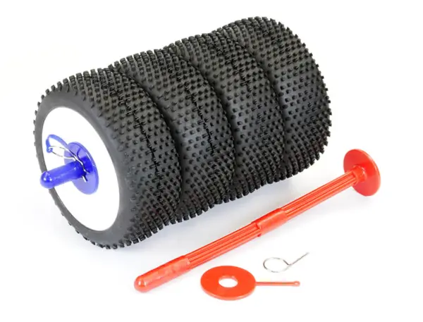 Fastrax 1/8th Mugen/Kyosho/Hobao Wheel Holder (2) (Colours May Vary) – view 3
