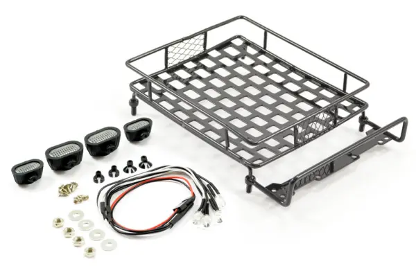 Fastrax Black Aluminium Luggage Rack W/Led Lamps L165mm X W112mm – view 2