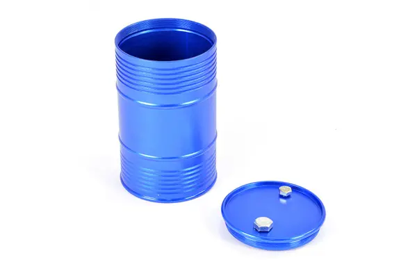 Fastrax Aluminium Anodised Oil Drum W/Removable Lid - Blue – view 2