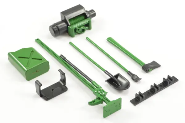Fastrax Scale 6-Piece Tool Set Green/Black Painted – view 2