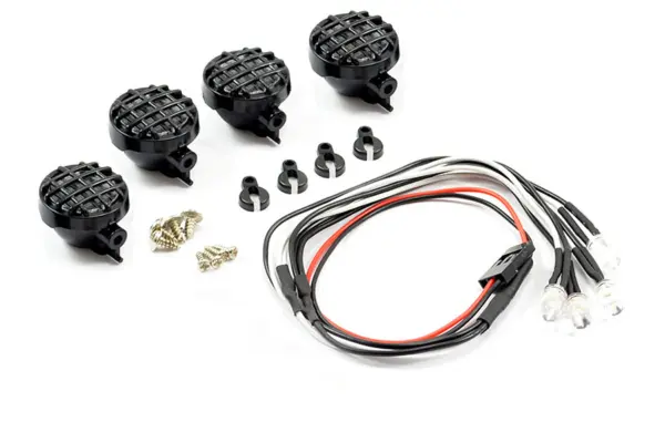 Fastrax Light Set W/Led,lenses Wire Connector 4pc - Round – view 2