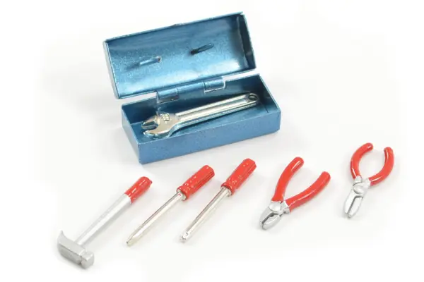 Fastrax Scale Painted Tool Box & 6 Tools – view 2