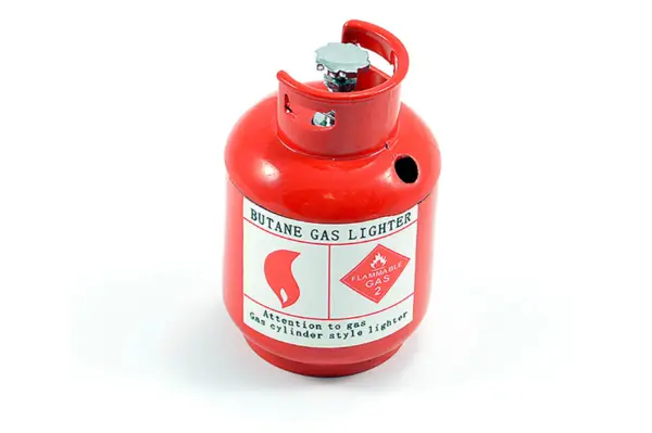 Fastrax Scale Painted Alloy Gas Bottle Red – view 2