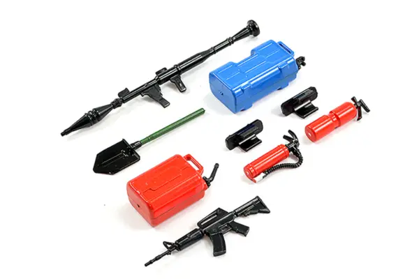 Fastrax Scale 7-PCS Accessory Set (Shovel,rifle,can,fire Ext) – view 2
