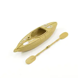 Fastrax 1/18th Scale Moulded Kayak & Oars 15cm X 4.2cm