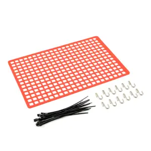 Fastrax Scale Rubber Net 22cm X 14.5cm Red