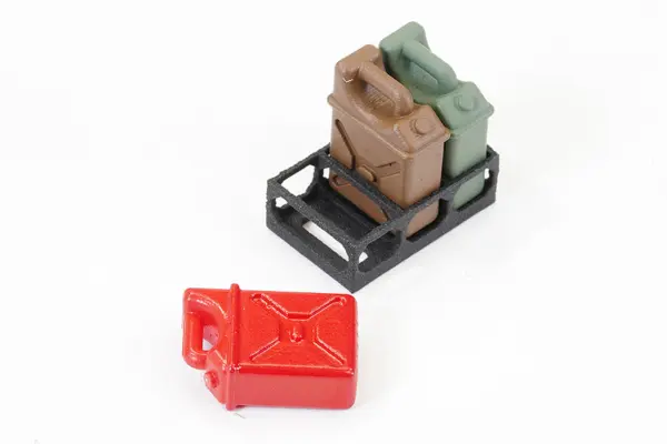 Fastrax 1/24th Oil Tank Set With Base (3pc) 14x9.8x5.4mm – view 2