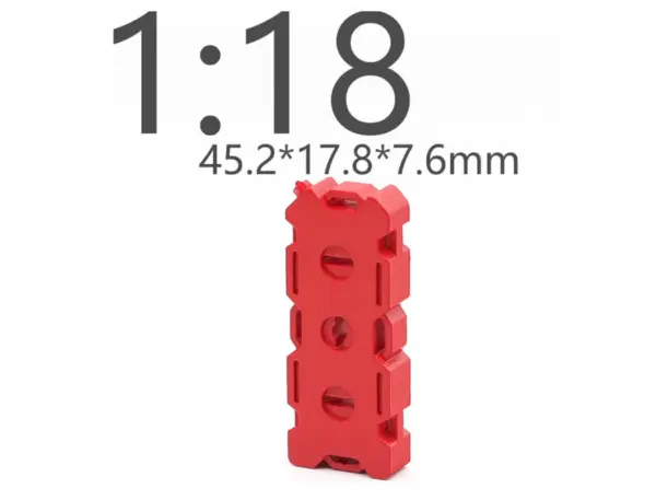 Fastrax 1/18th Red Oil Box 45.2x17.8x7.6mm – view 3