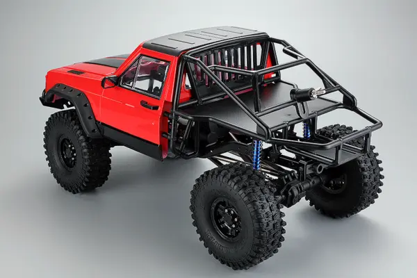 Fastrax 1/10 Rockee Pick-Up & Rear Cage Hardbody 313-324mm - Red – view 5