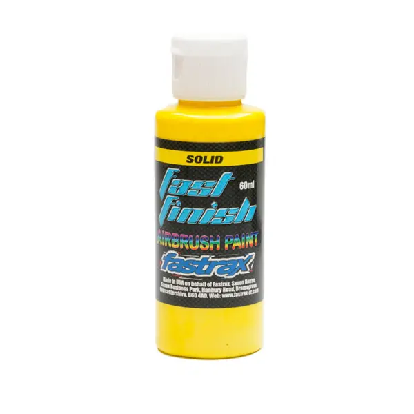 Fastrax Fast Finish Airbrush Paint Yellow 60ml