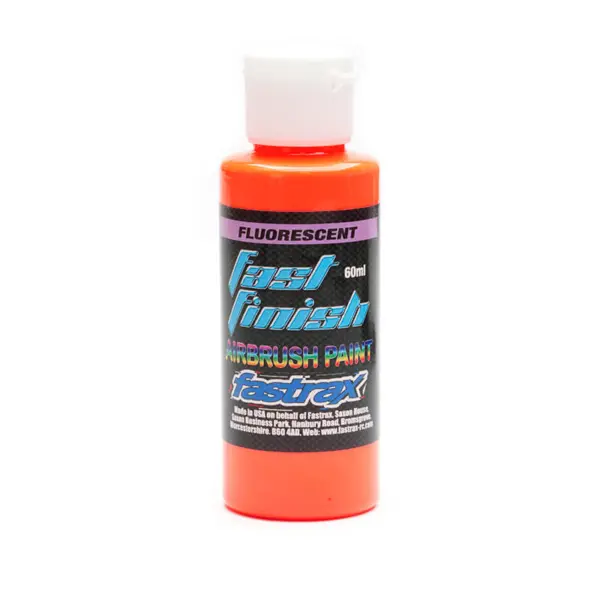 Fastrax Fast Finish Airbrush Paint Flo Orange 60ml