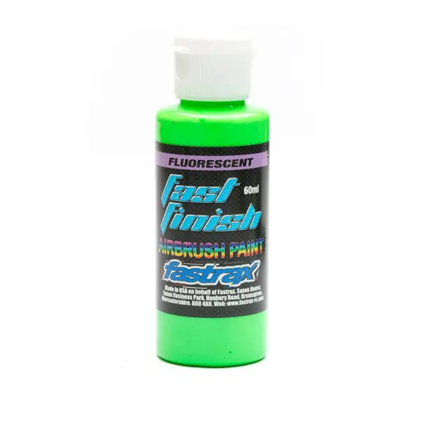 Fastrax Fast Finish Airbrush Paint Flo Green 60ml