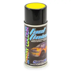 Fastrax Fast Finish Yellow Glow Spray Paint 150ml