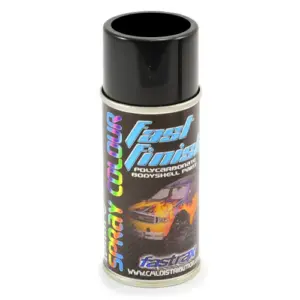 Fastrax Fast Finish Jet Black Spray Paint 150ml