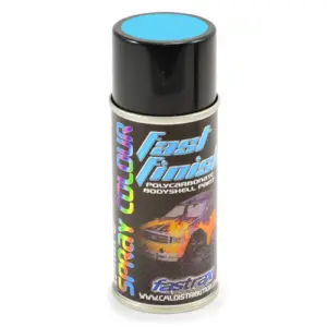 Fastrax Fast Finish Fluo Blue Spray Paint 150ml