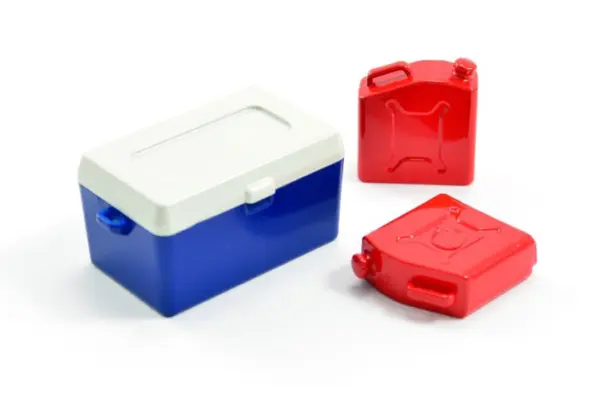 Fastrax Painted Ice Bucket & Fuel Cans – view 2