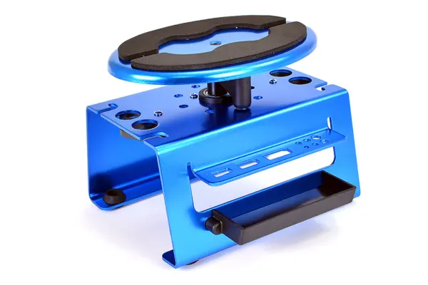 Fastrax Deluxe Alum Locking Rotating Maintenance Stand - Blue – view 2