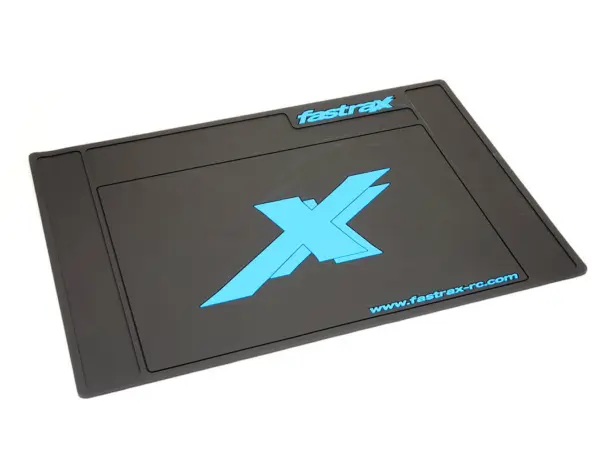 Fastrax Medium Rubber Pit Mat - Black 62cm X 42cm – view 2