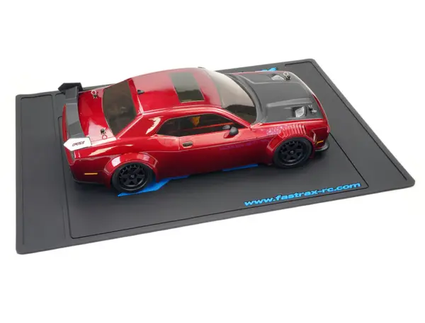 Fastrax Medium Rubber Pit Mat - Black 62cm X 42cm – view 7