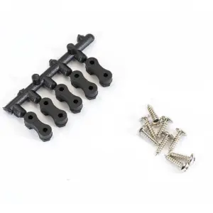 Fastrax Black Servo Mounts W/Hardware