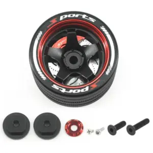 Fastrax Aluminium Steering 5-Spoke Wheel - Sanwa, Futaba, Flysky