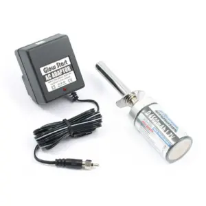 Fastrax High Capacity 4500mah Glow Starter W/Charger (Euro 2-Pin Plug)