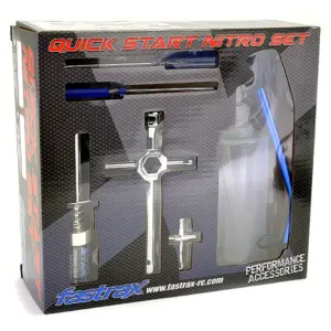 Fastrax Nitro Starter Set (Uk Plug) With 3000mah Glow Starter – Nitro tools