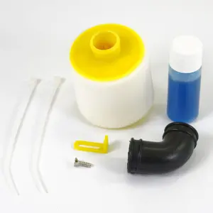 Fastrax 1/8th Air Filter W/Oil Re-Buildable - Yellow